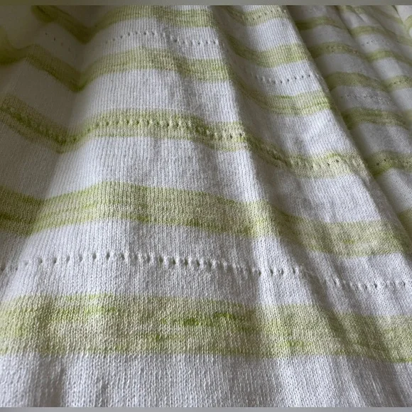 Lane Bryant striped pointelle shortsleeved cardigan - Picture 4 of 5